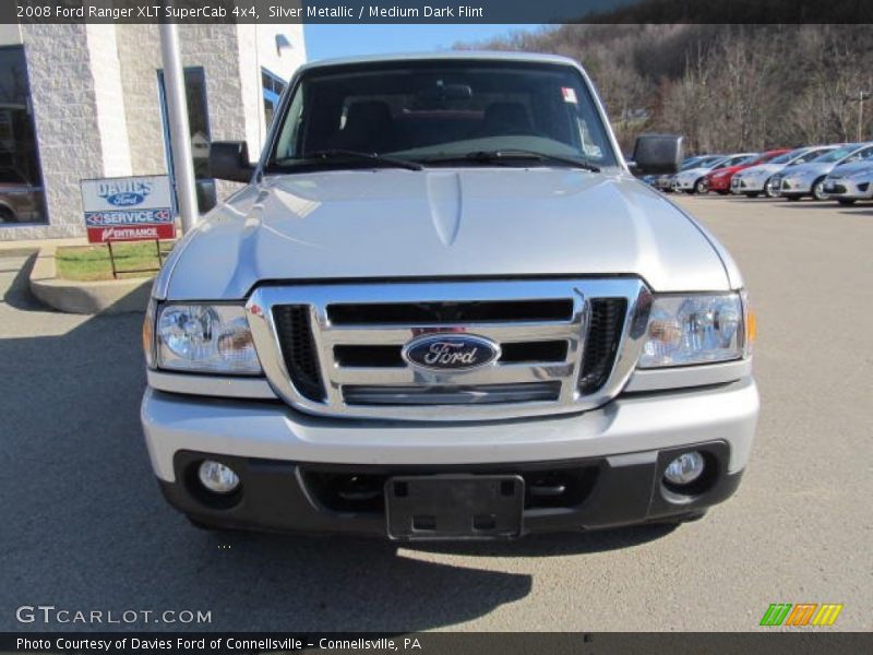 Silver Metallic / Medium Dark Flint 2008 Ford Ranger XLT SuperCab 4x4