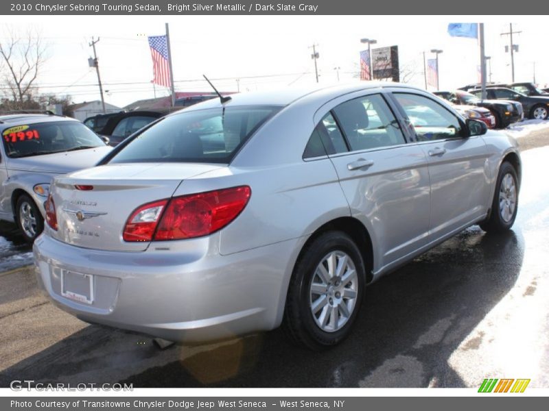 Bright Silver Metallic / Dark Slate Gray 2010 Chrysler Sebring Touring Sedan