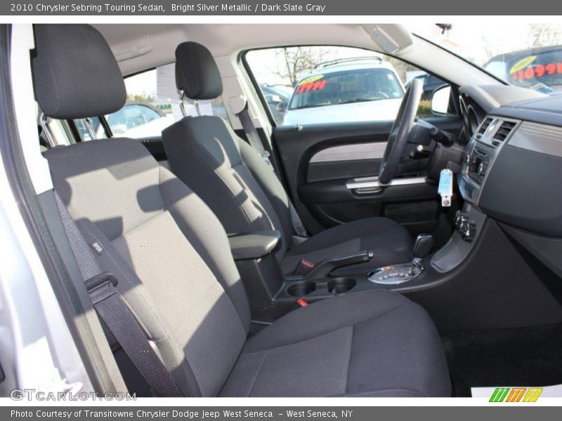 Bright Silver Metallic / Dark Slate Gray 2010 Chrysler Sebring Touring Sedan