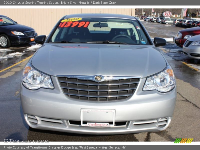 Bright Silver Metallic / Dark Slate Gray 2010 Chrysler Sebring Touring Sedan