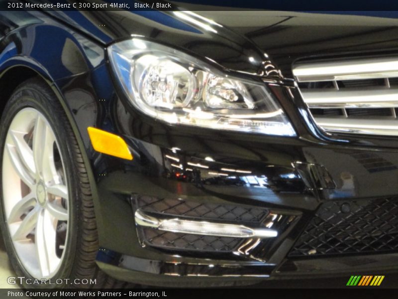 Black / Black 2012 Mercedes-Benz C 300 Sport 4Matic