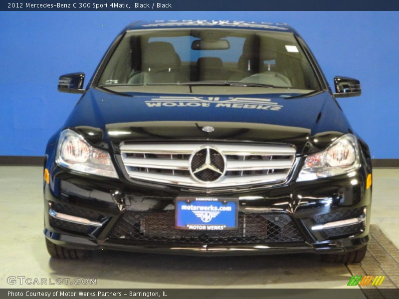 Black / Black 2012 Mercedes-Benz C 300 Sport 4Matic