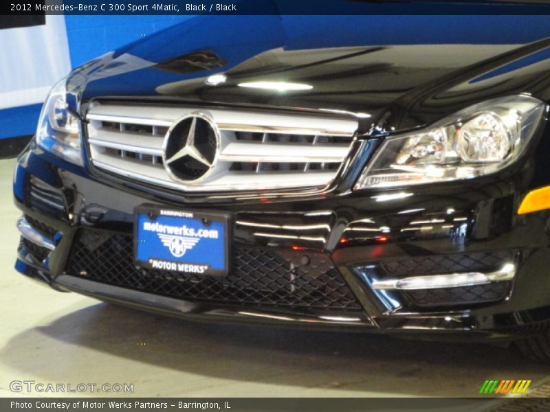 Black / Black 2012 Mercedes-Benz C 300 Sport 4Matic