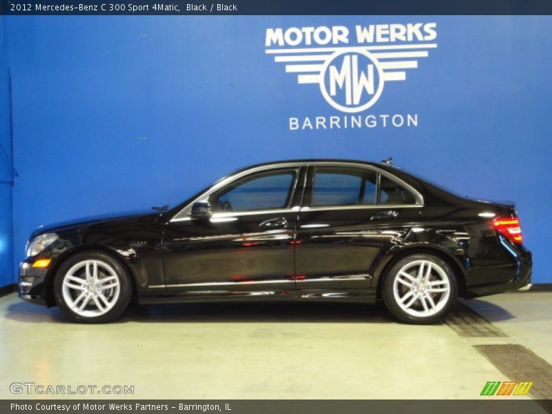 Black / Black 2012 Mercedes-Benz C 300 Sport 4Matic