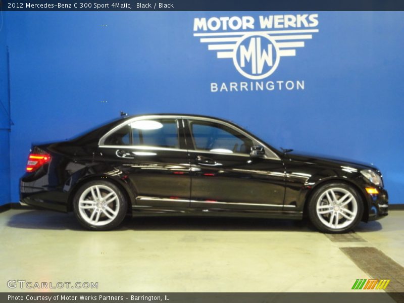 Black / Black 2012 Mercedes-Benz C 300 Sport 4Matic