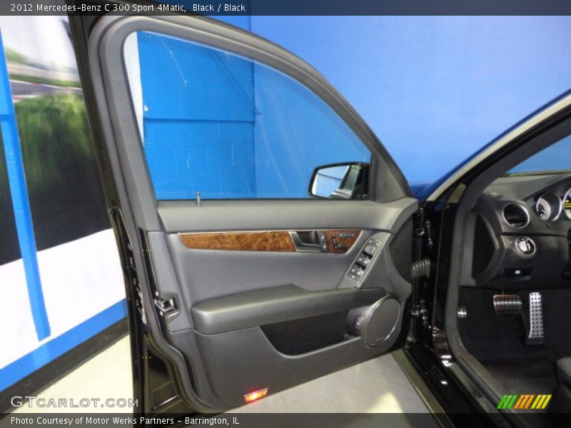 Black / Black 2012 Mercedes-Benz C 300 Sport 4Matic
