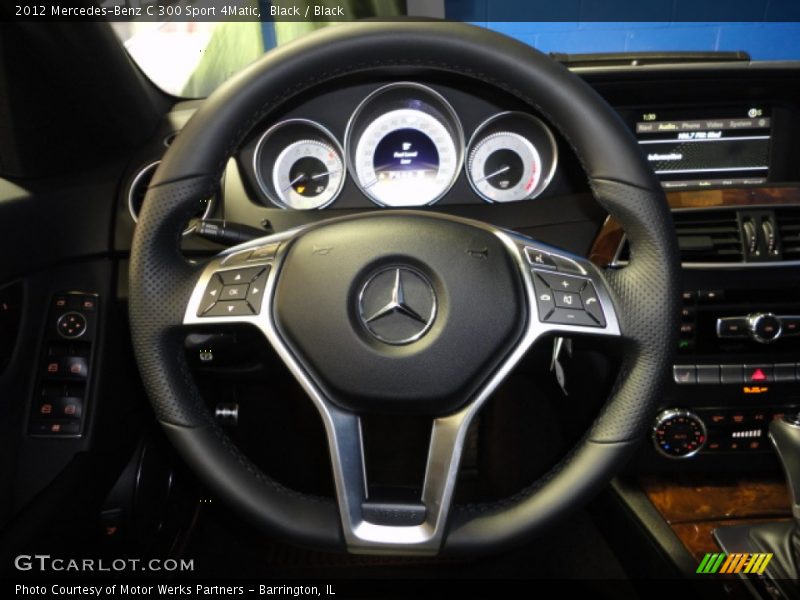 Black / Black 2012 Mercedes-Benz C 300 Sport 4Matic