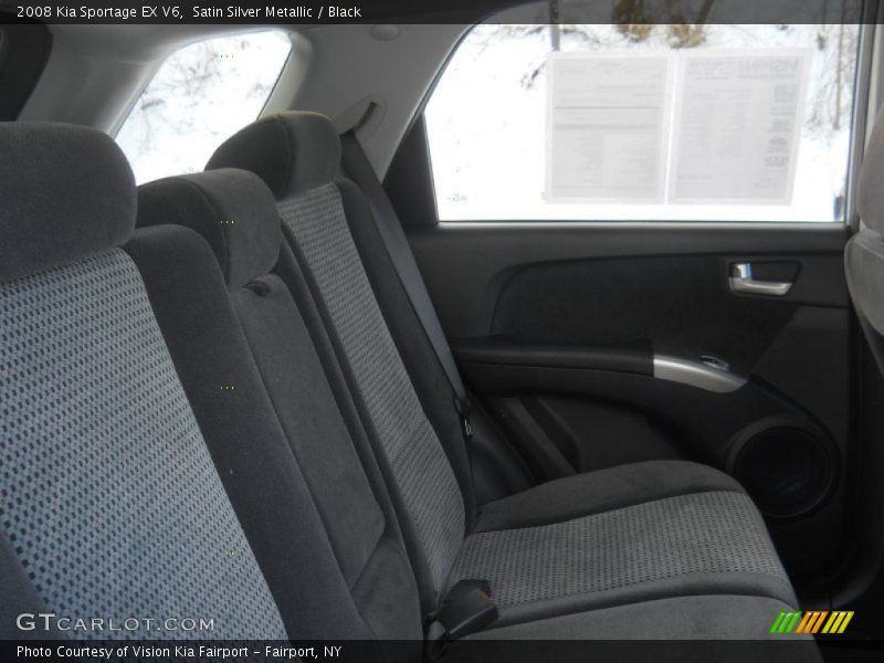 Satin Silver Metallic / Black 2008 Kia Sportage EX V6