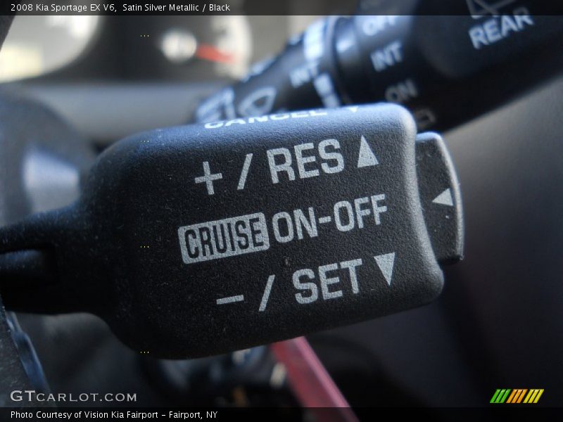 Satin Silver Metallic / Black 2008 Kia Sportage EX V6