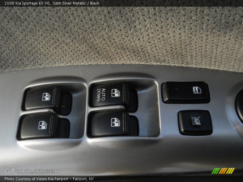 Satin Silver Metallic / Black 2008 Kia Sportage EX V6