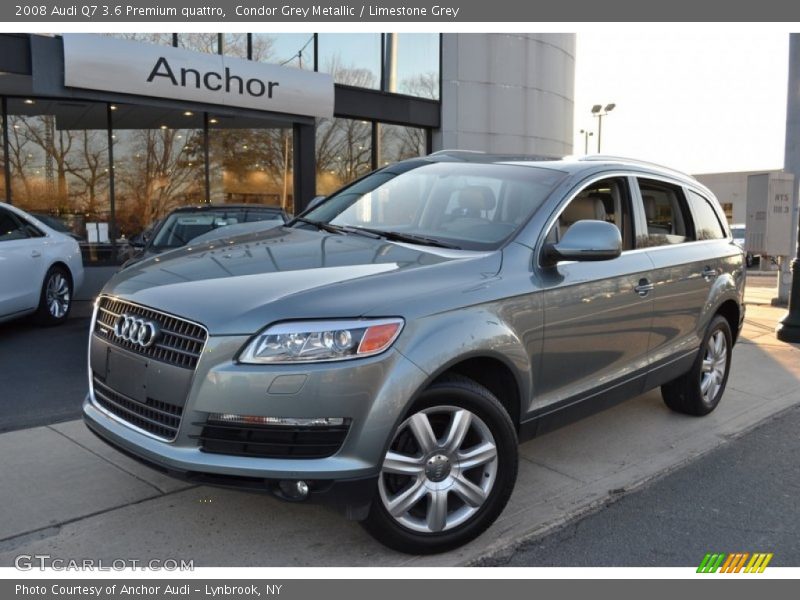 Condor Grey Metallic / Limestone Grey 2008 Audi Q7 3.6 Premium quattro