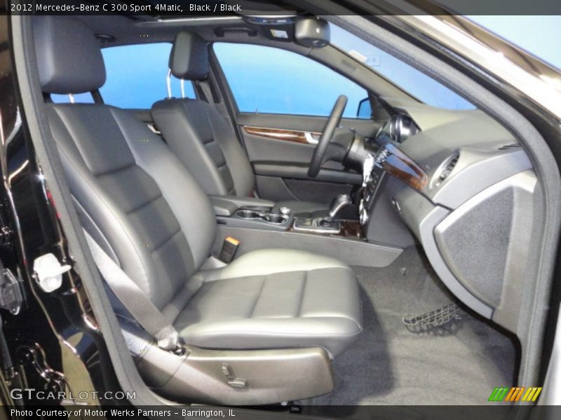 Black / Black 2012 Mercedes-Benz C 300 Sport 4Matic