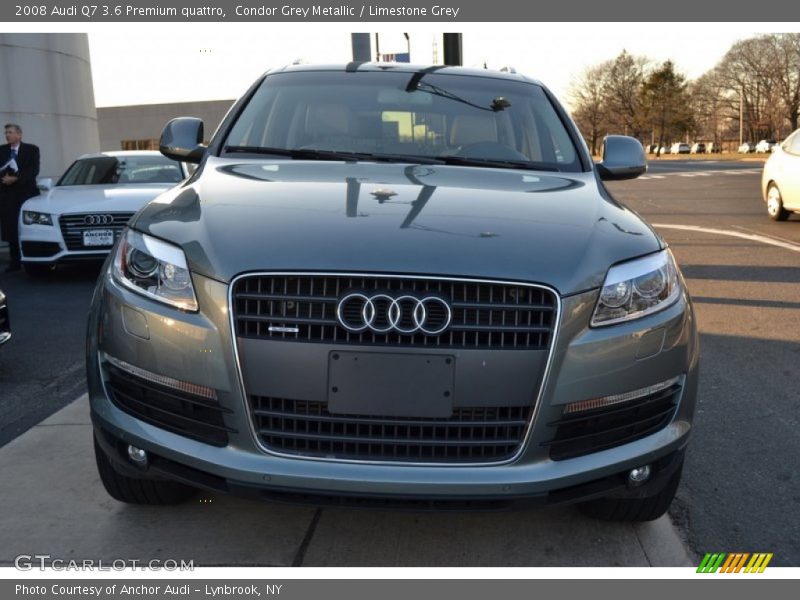Condor Grey Metallic / Limestone Grey 2008 Audi Q7 3.6 Premium quattro