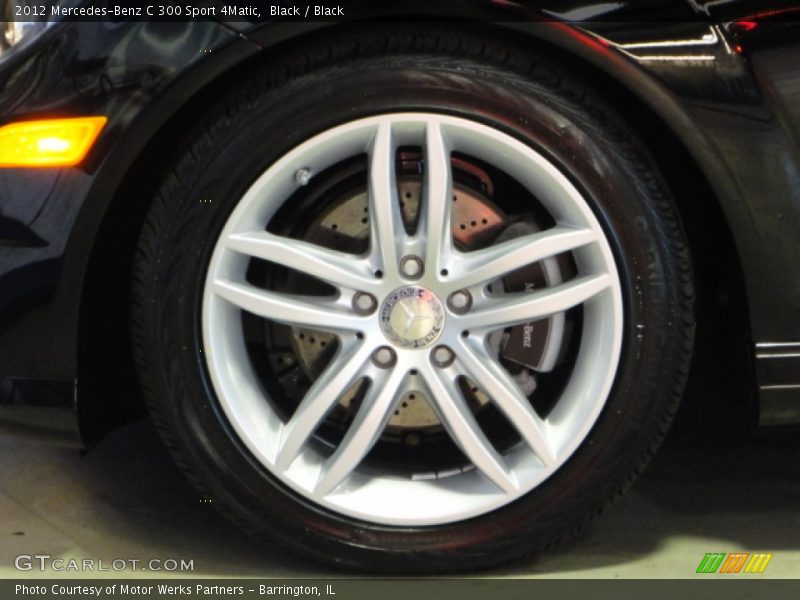 Black / Black 2012 Mercedes-Benz C 300 Sport 4Matic