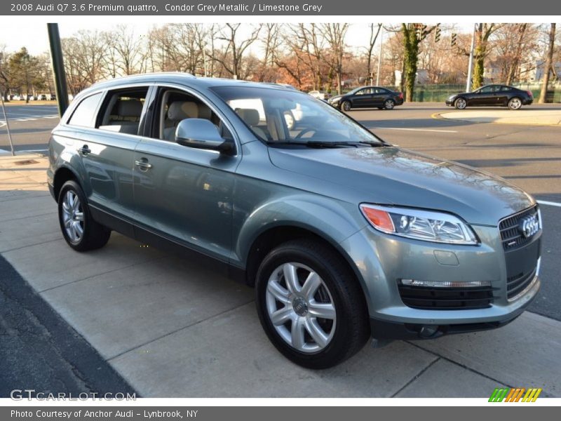 Condor Grey Metallic / Limestone Grey 2008 Audi Q7 3.6 Premium quattro