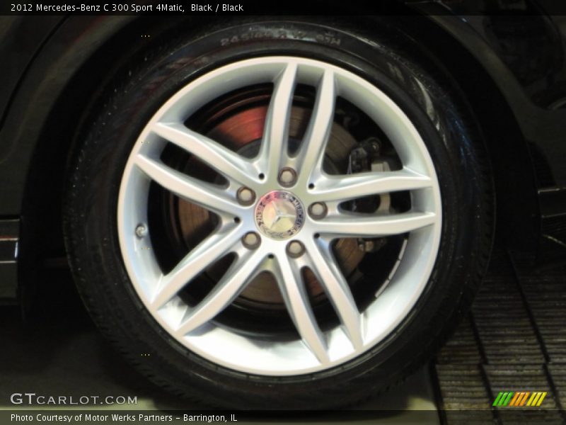 Black / Black 2012 Mercedes-Benz C 300 Sport 4Matic