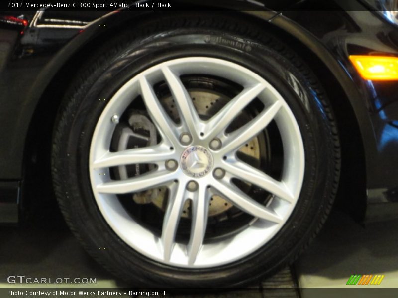 Black / Black 2012 Mercedes-Benz C 300 Sport 4Matic