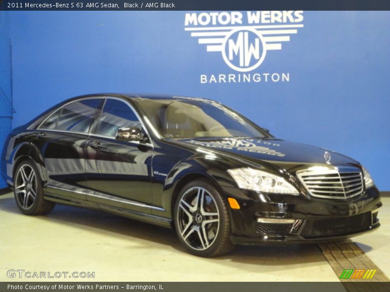 Black / AMG Black 2011 Mercedes-Benz S 63 AMG Sedan