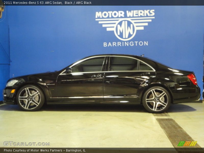 Black / AMG Black 2011 Mercedes-Benz S 63 AMG Sedan