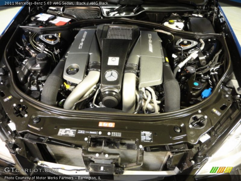  2011 S 63 AMG Sedan Engine - 5.5 Liter AMG Biturbo DOHC 32-Valve VVT V8