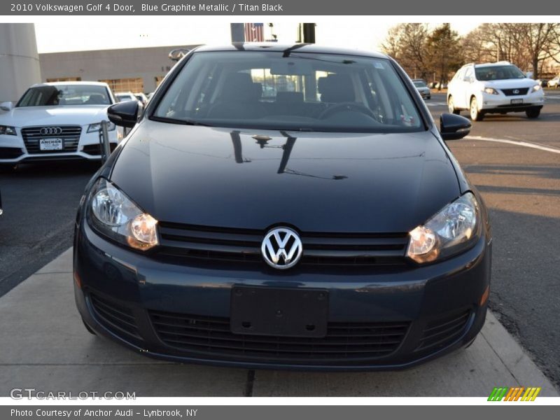 Blue Graphite Metallic / Titan Black 2010 Volkswagen Golf 4 Door