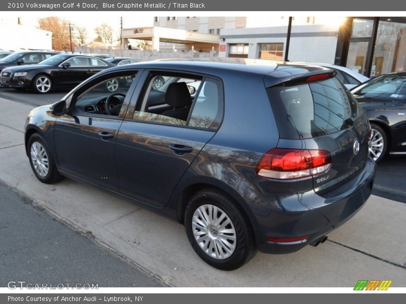 Blue Graphite Metallic / Titan Black 2010 Volkswagen Golf 4 Door