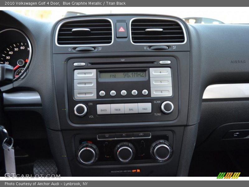 Blue Graphite Metallic / Titan Black 2010 Volkswagen Golf 4 Door