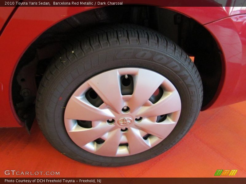 Barcelona Red Metallic / Dark Charcoal 2010 Toyota Yaris Sedan