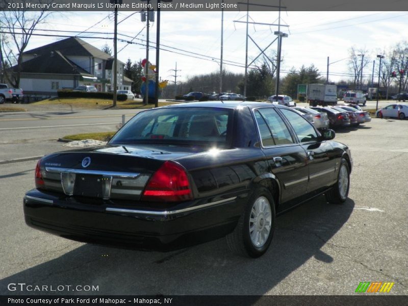 Black / Medium Light Stone 2011 Mercury Grand Marquis LS Ultimate Edition