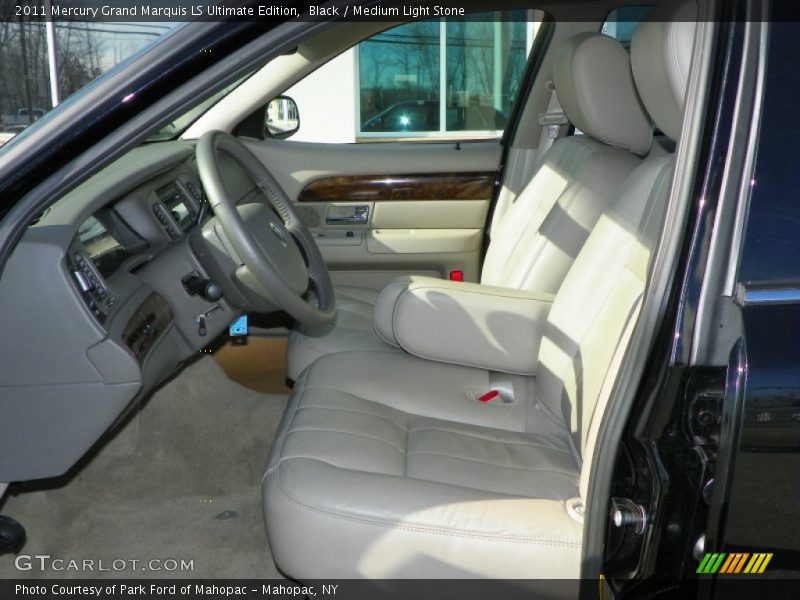 Black / Medium Light Stone 2011 Mercury Grand Marquis LS Ultimate Edition