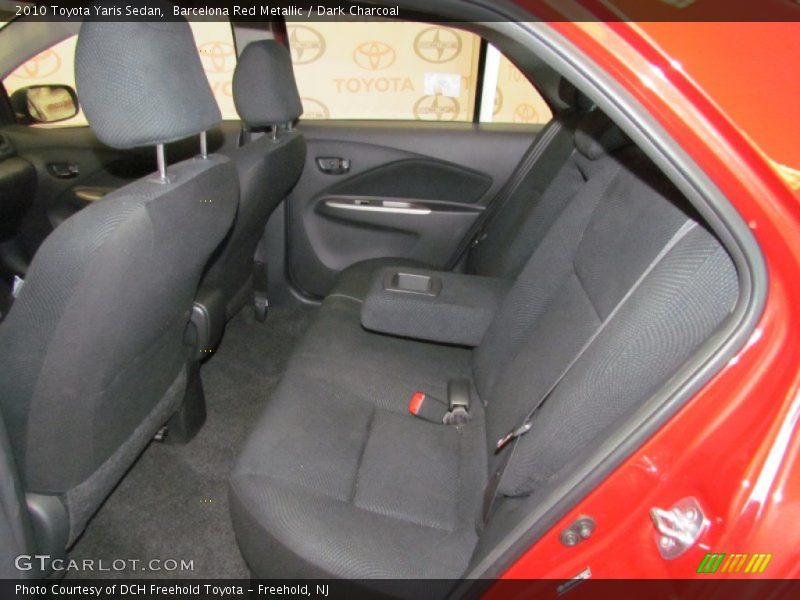 Barcelona Red Metallic / Dark Charcoal 2010 Toyota Yaris Sedan