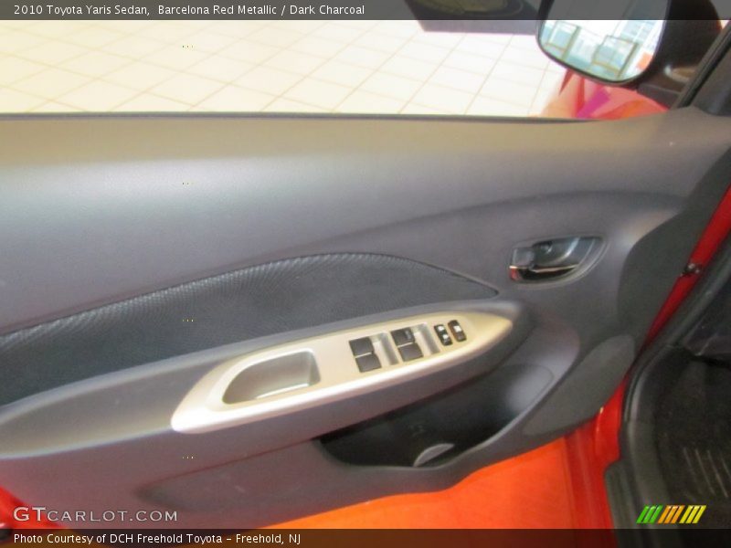 Barcelona Red Metallic / Dark Charcoal 2010 Toyota Yaris Sedan