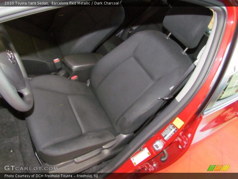 Barcelona Red Metallic / Dark Charcoal 2010 Toyota Yaris Sedan