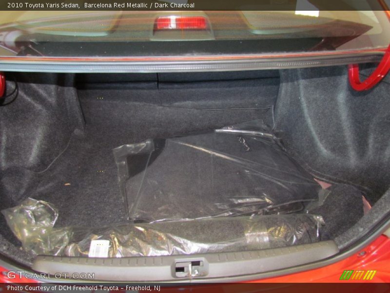 Barcelona Red Metallic / Dark Charcoal 2010 Toyota Yaris Sedan
