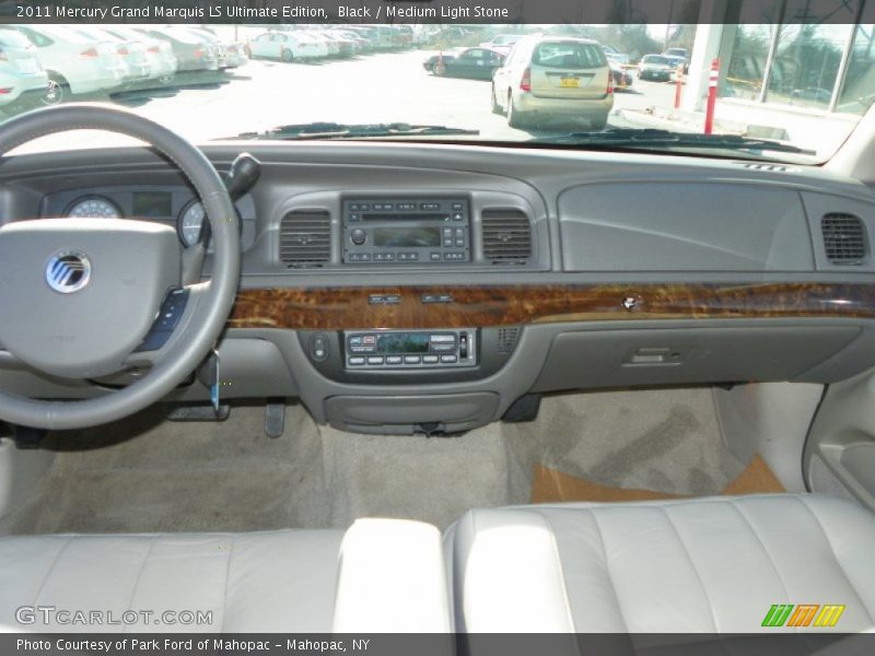 Black / Medium Light Stone 2011 Mercury Grand Marquis LS Ultimate Edition
