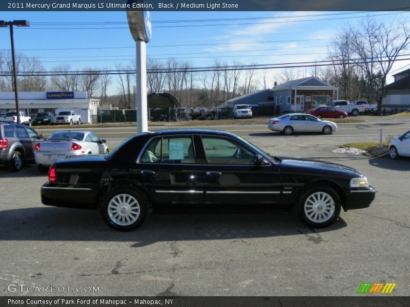 Black / Medium Light Stone 2011 Mercury Grand Marquis LS Ultimate Edition