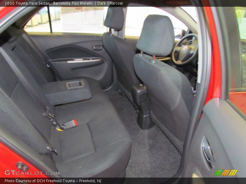 Barcelona Red Metallic / Dark Charcoal 2010 Toyota Yaris Sedan
