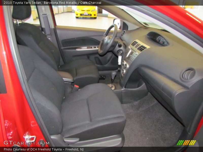 Barcelona Red Metallic / Dark Charcoal 2010 Toyota Yaris Sedan
