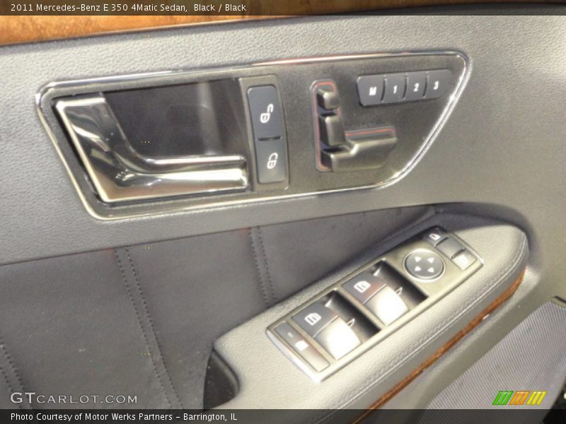 Black / Black 2011 Mercedes-Benz E 350 4Matic Sedan