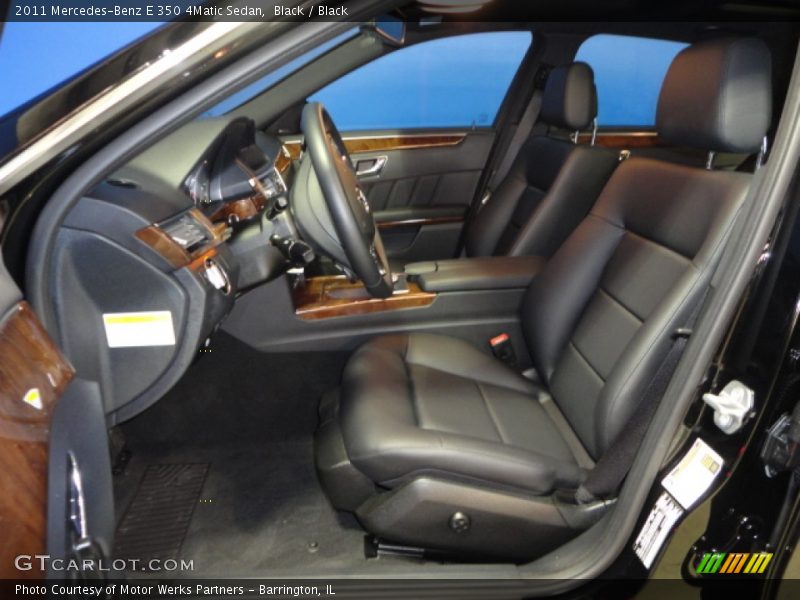Black / Black 2011 Mercedes-Benz E 350 4Matic Sedan