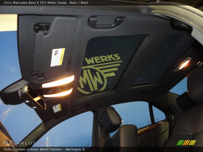 Black / Black 2011 Mercedes-Benz E 350 4Matic Sedan
