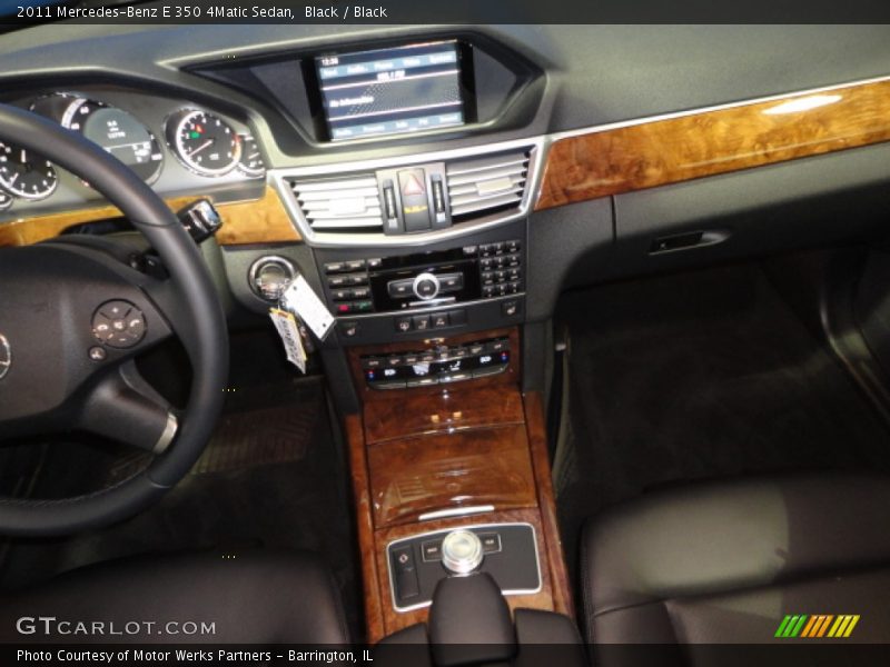 Black / Black 2011 Mercedes-Benz E 350 4Matic Sedan