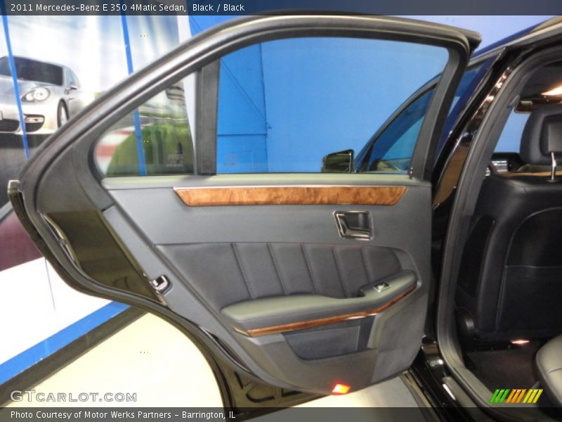 Black / Black 2011 Mercedes-Benz E 350 4Matic Sedan