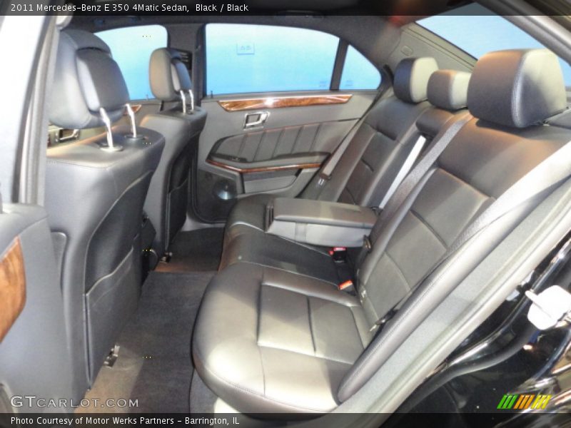 Black / Black 2011 Mercedes-Benz E 350 4Matic Sedan
