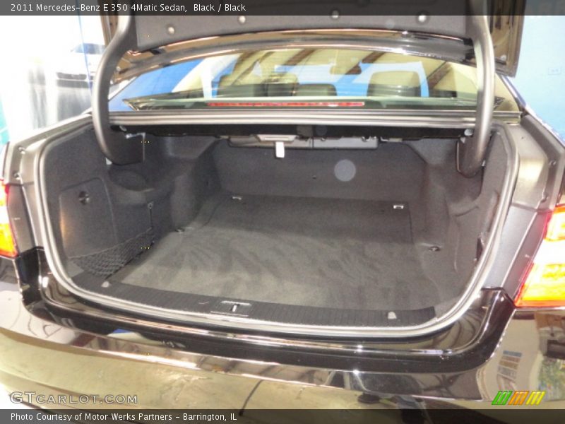 Black / Black 2011 Mercedes-Benz E 350 4Matic Sedan
