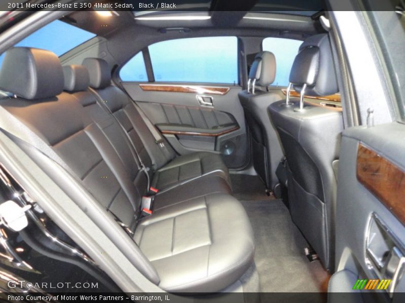 Black / Black 2011 Mercedes-Benz E 350 4Matic Sedan