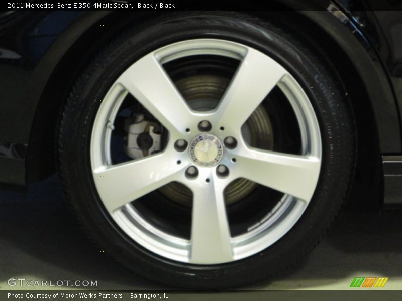 Black / Black 2011 Mercedes-Benz E 350 4Matic Sedan