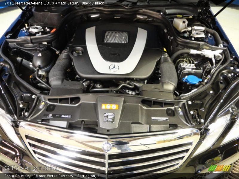 Black / Black 2011 Mercedes-Benz E 350 4Matic Sedan