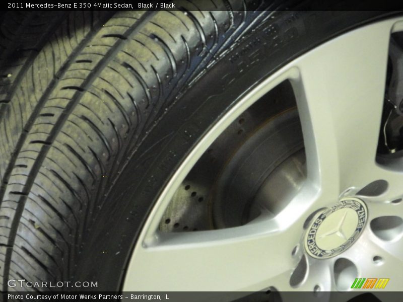 Black / Black 2011 Mercedes-Benz E 350 4Matic Sedan