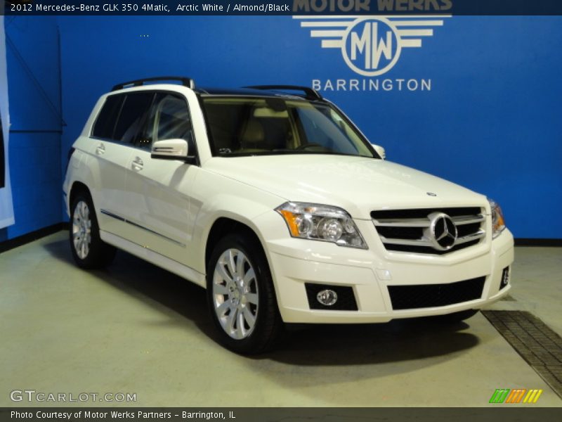 Arctic White / Almond/Black 2012 Mercedes-Benz GLK 350 4Matic